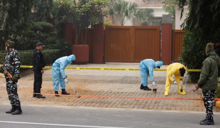 Israel embassy blast: No trace of IED found so far; NIA probes foreign links - Vimarsana News